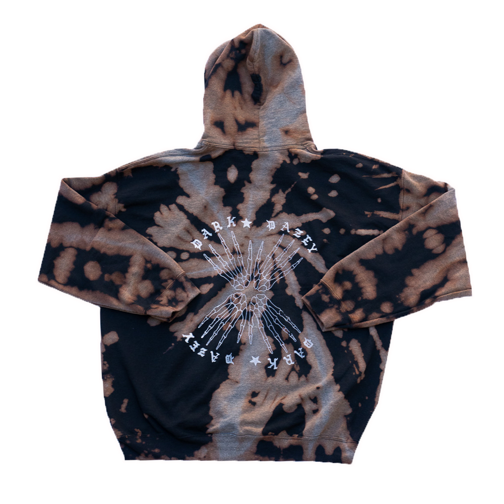 DARK DAZEY BLEACH DYE HOODIE