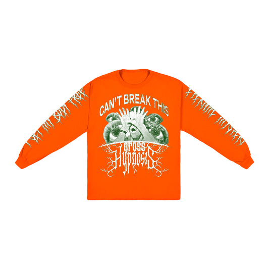 GROSS HYPNOSIS ORANGE LONG-SLEEVE