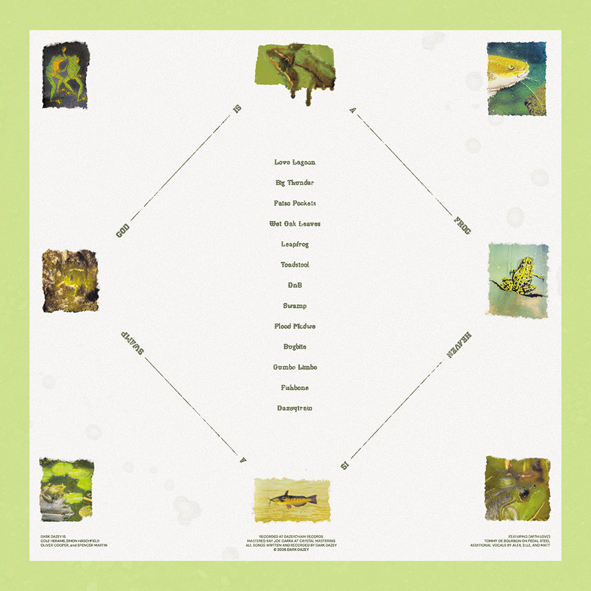 God Is A Frog Heaven Is A Swamp - Green Jade Vinyl